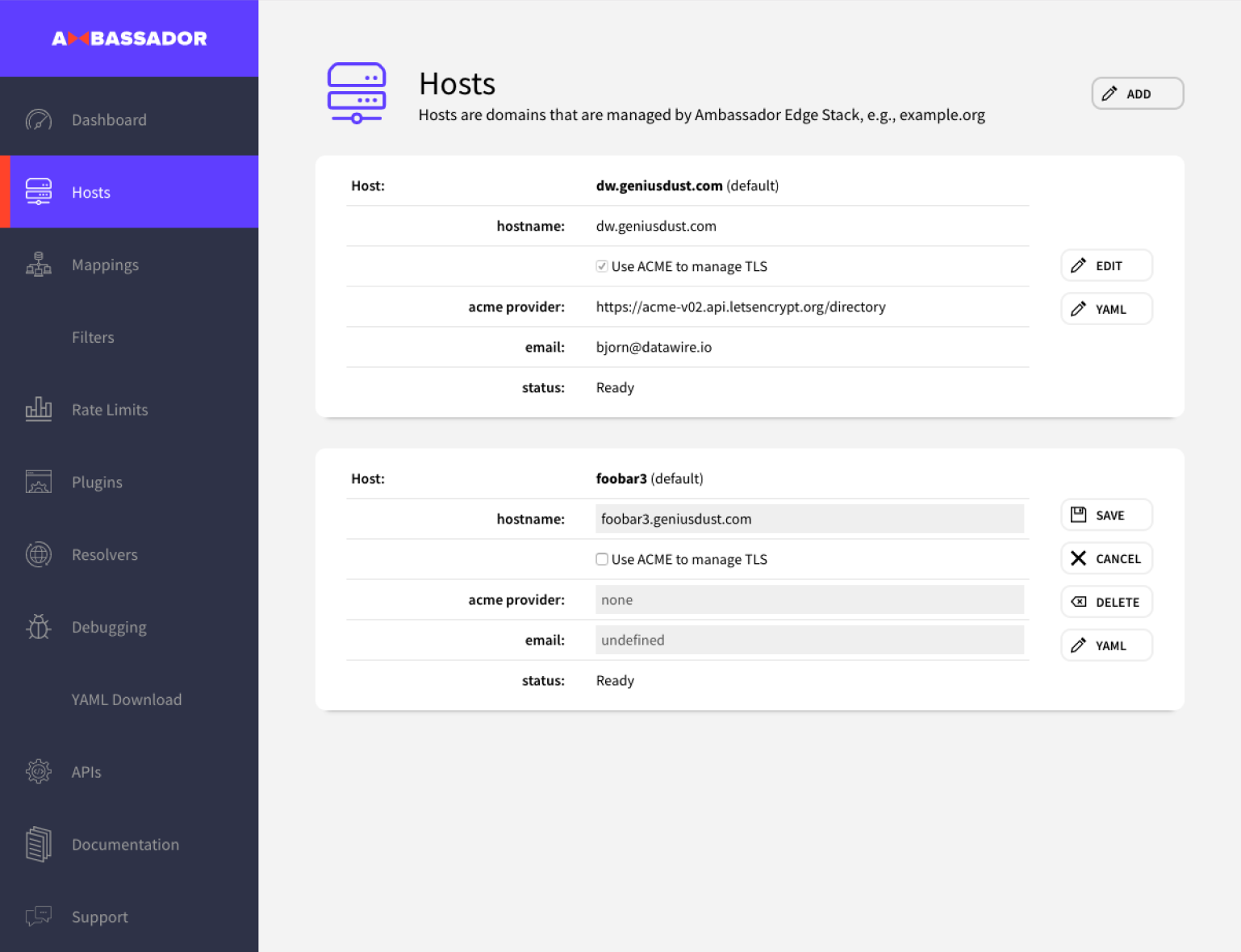 AES UI